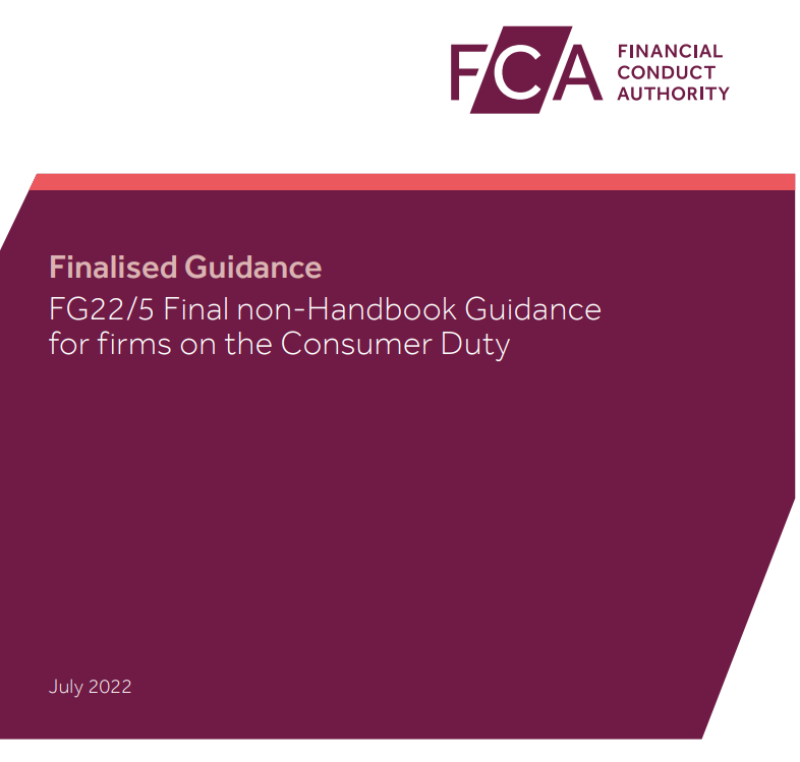 Financial Conduct Authority - Finalised Guidance